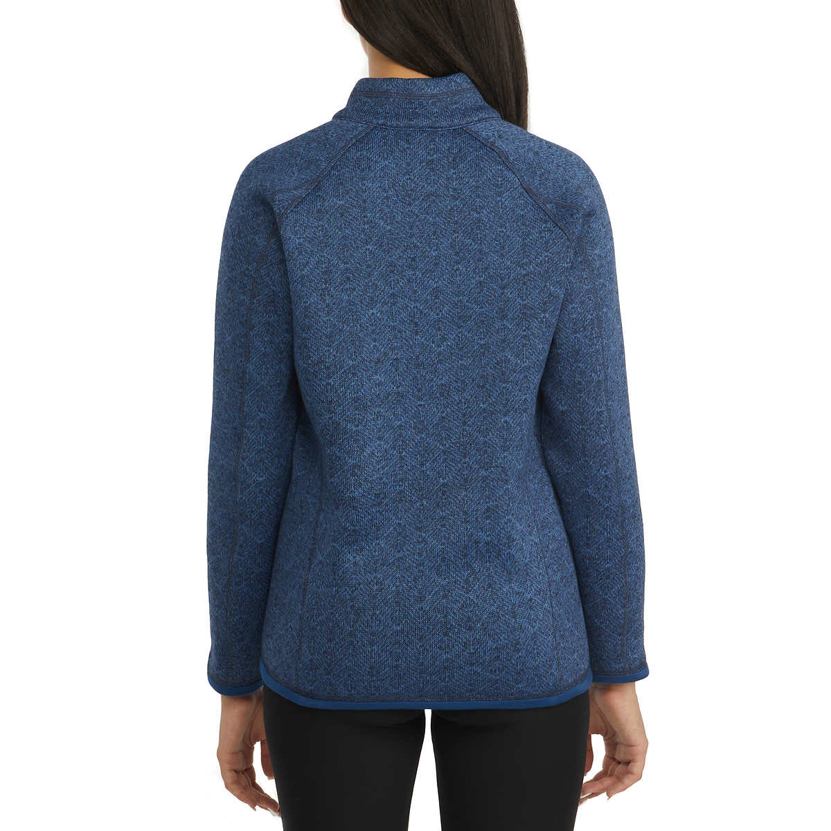 Storm Pack Women's Quarter Zip Comfort Fit Cozy  Fleece Sweater