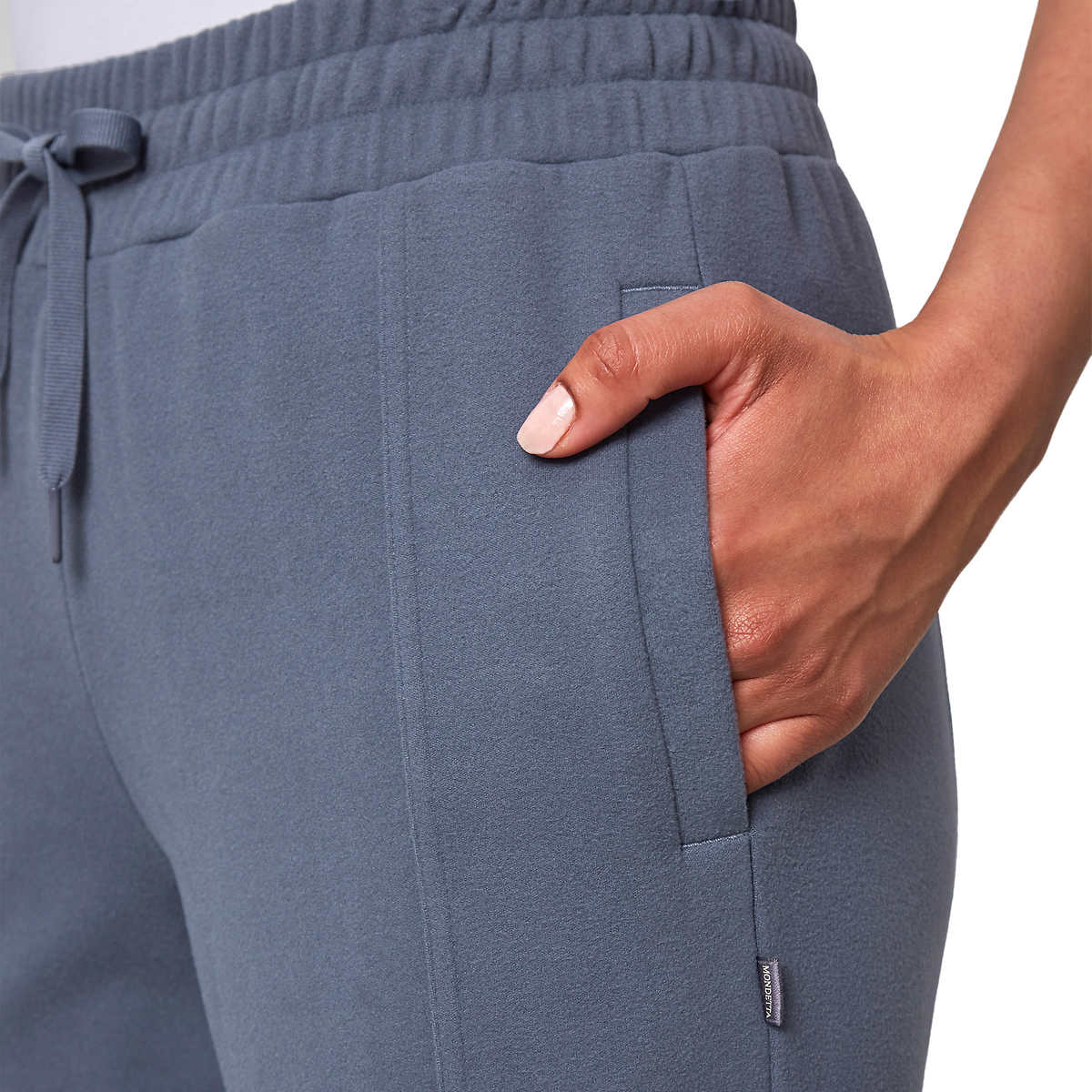 MONDETTA WOMEN'S ACTIVE High Waisted Leggings Comfort Side Pockets