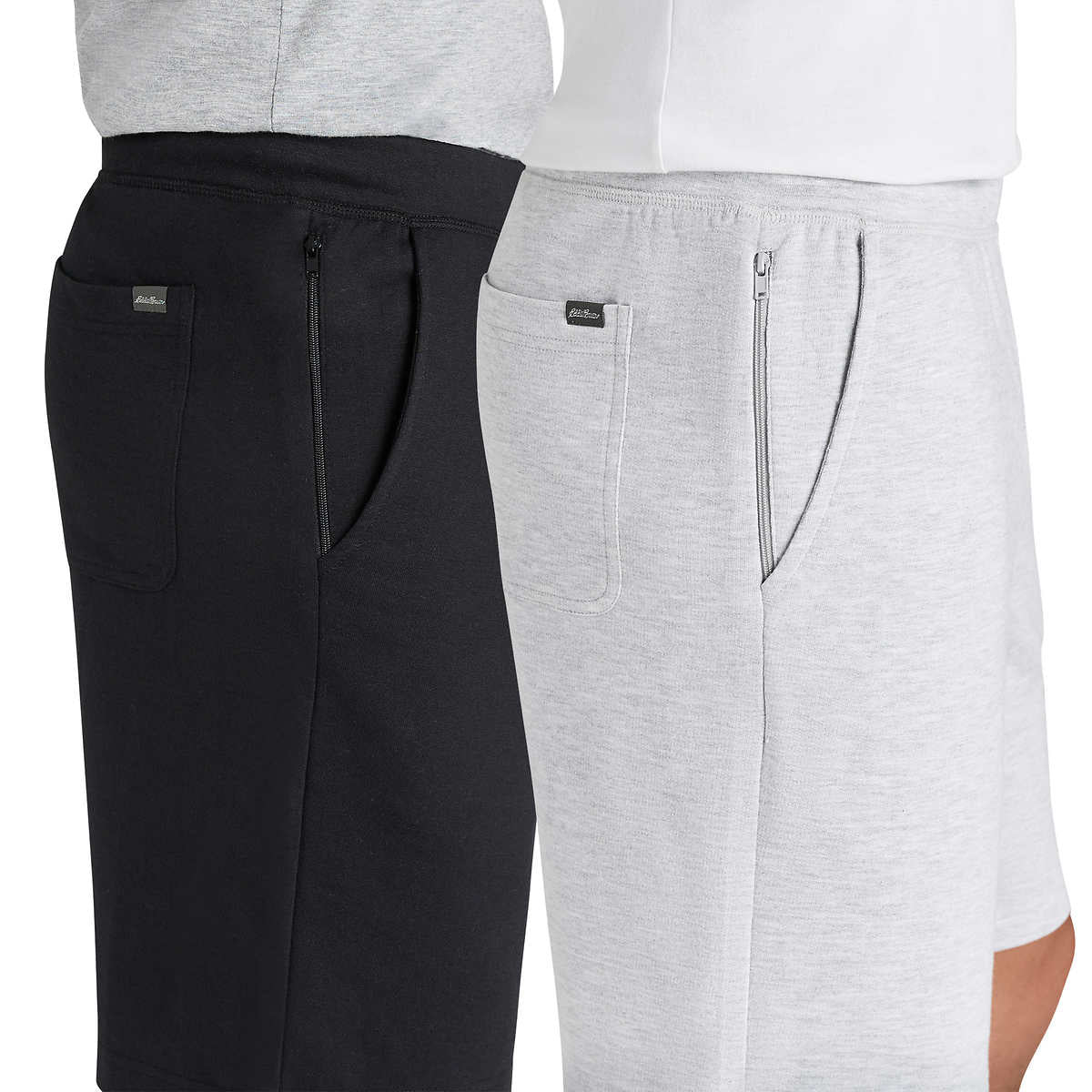 Eddie Bauer Men’s 2-pack Lightweight Cotton Blend Jersey Active Casual Shorts