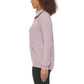 Marc NY By Andrew Marc Women's Kangaroo Pocket Ribbed Quarter Zip Sweatshirt Pullover Top