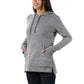 Spyder Women's Moister Wicking Brushed Fabric Active Top Thumb Holes Tunic Length Hoodie