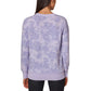 Mondetta Women's Floral Print Eco Soft Lightweight Casual Active Sweatshirt Top