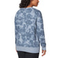 Mondetta Women's Floral Print Eco Soft Lightweight Casual Active Sweatshirt Top