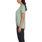 Matty M Women's Twist Knot V-Neck Top Relaxed Fit T-shirt