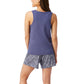 Lucky Brand Women's 3-piece Super Soft Lightweight Shorts and Tank Lounge Sleep Set