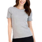 Lucky Brand Women's 3-Pack Crew Neck Tee Lightweight Ribbed Cotton Blend T-Shirt