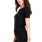 Lucky Brand Women's 3-Pack Crew Neck Tee Lightweight Ribbed Cotton Blend T-Shirt