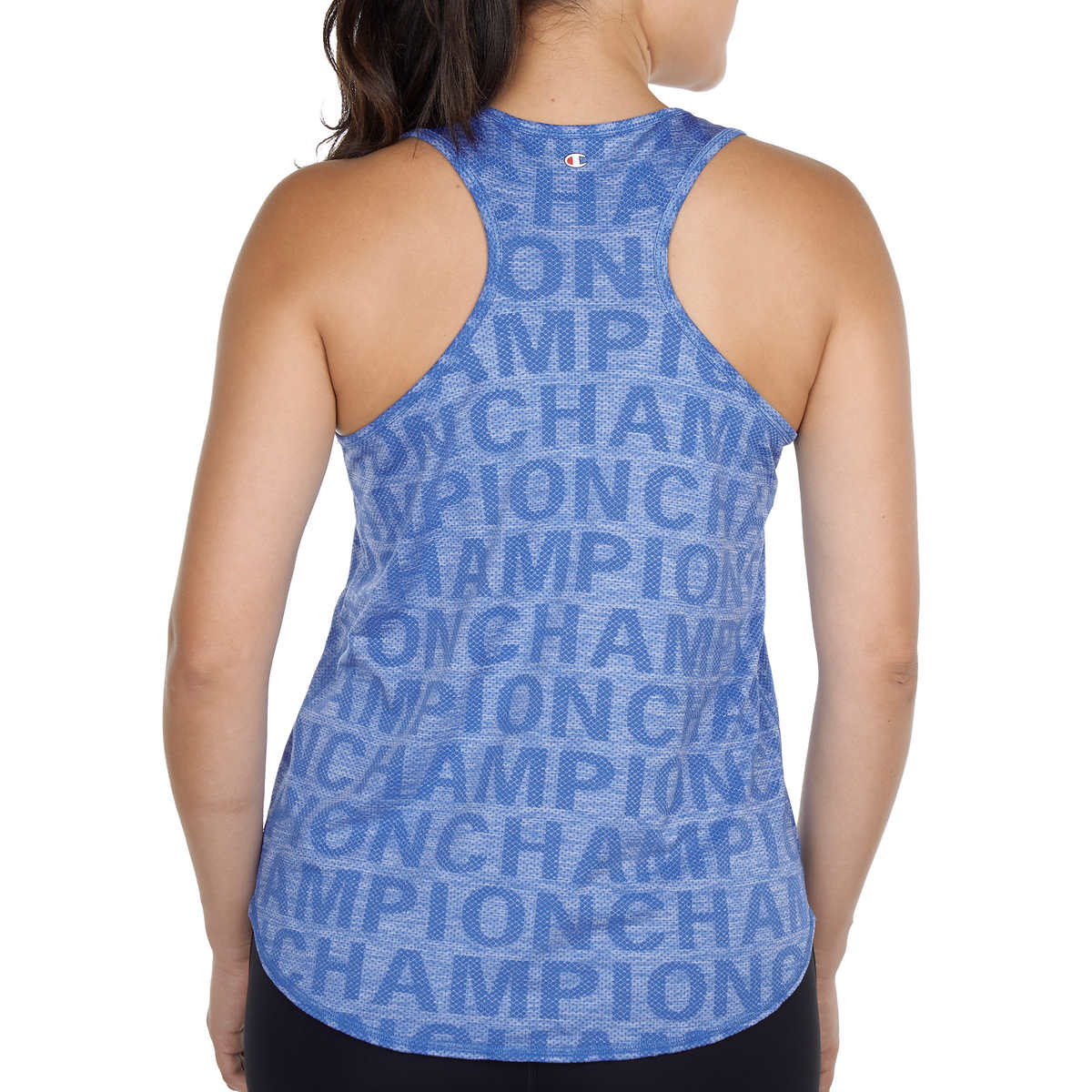 Champion Women's Racerback Logo Print Active Performance Tank Top