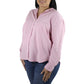 Jachs Girlfriend Women's Stripped Long Sleeve Blouse  Button-Up Shirt