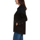 Matty M Women's Corduroy Cotton Blend Relaxed Fit Button Up Shirt Jacket