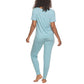 Felina Women's 3-Piece Soft Jersey T-Shirt, Shorts and Pants PJ Lounge Set