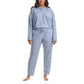 Splendid Women's 2-Piece PJ Soft French Terry Top and Pants Lounge Set