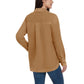 Matty M Women's Corduroy Cotton Blend Relaxed Fit Button Up Shirt Jacket