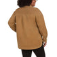 Matty M Women's Corduroy Cotton Blend Relaxed Fit Button Up Shirt Jacket
