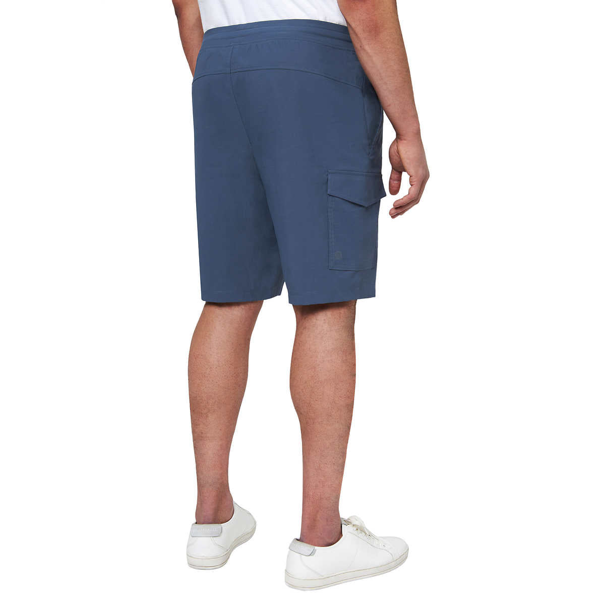 Mondetta Men's Elastic Waistband Stretch Cargo Shorts