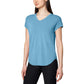 Mondetta Soft Moisture Wicking Dropped Shoulder V-neck T-Shirt