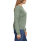 Gloria Vanderbilt Women's  Floral Embroidered Crewneck Pullover Sweater Top