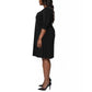 Leota Women's Quarter Sleeve Wrinkle Free Flowy Mini Dress