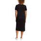 Jessica Simpson Women's Soft Jersey Side Slits T-Shirt Midi Dress
