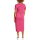 Jessica Simpson Women's Soft Jersey Side Slits T-Shirt Midi Dress