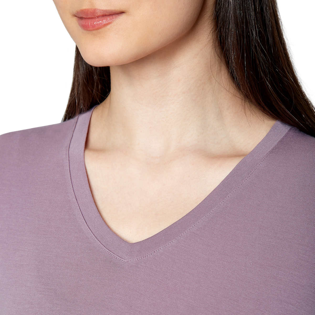 Mondetta Soft Moisture Wicking Dropped Shoulder V-neck T-Shirt