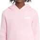 PUMA Big Girl's Youth Fleece Casual Sweatshirt Kangaroo Pocket Active Hoodie