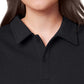 Mondetta Women's Collared Relaxed Fit Soft Fleece Sweatshirt Pullover Top