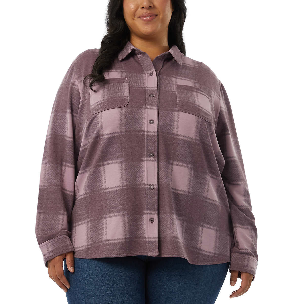 32 Degrees Women's 4-way Stretch Soft Button-Up Shirt