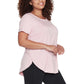 Skechers Women's 2-Pack Lightweight Tee Soft Active Casual Tunic T-Shirt