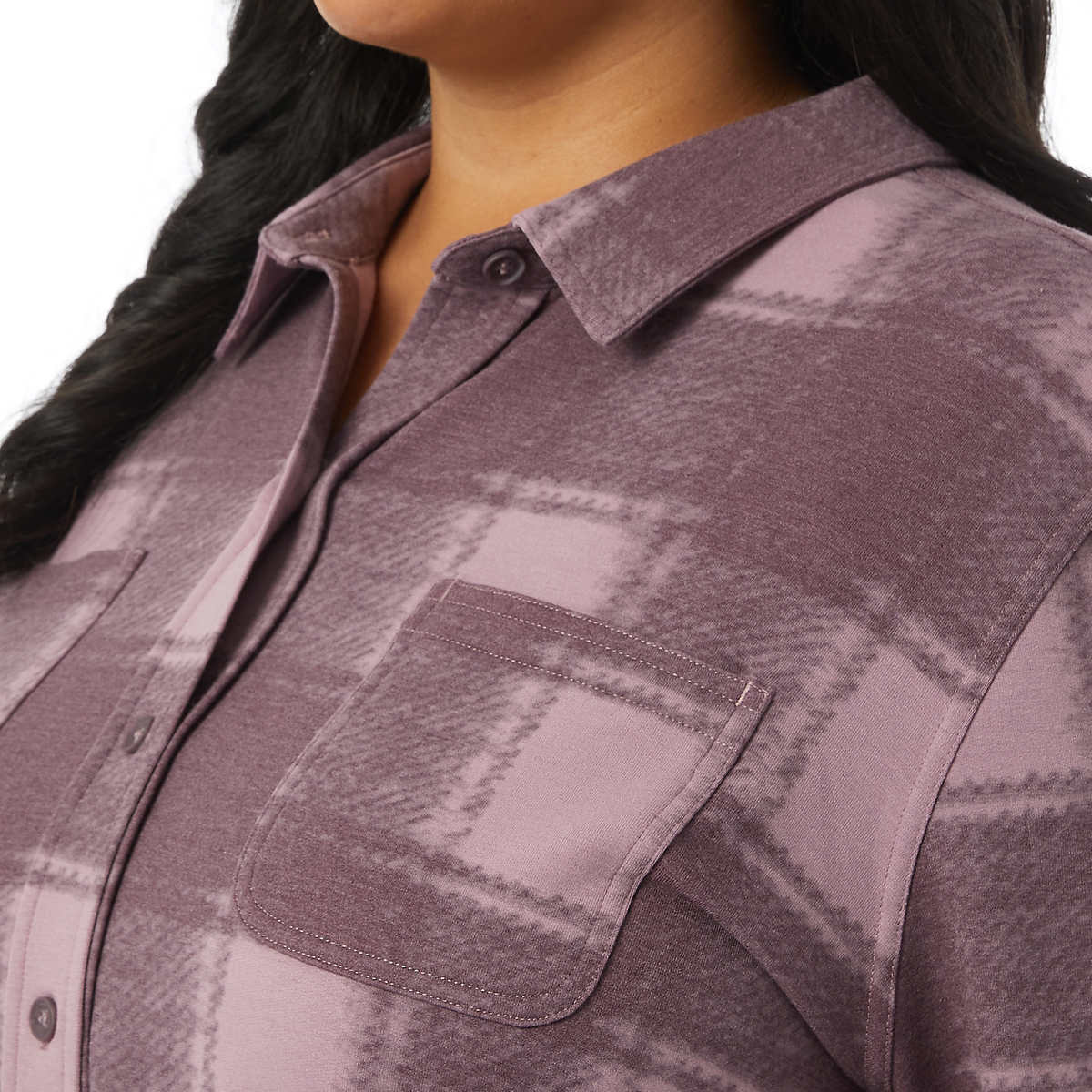 32 Degrees Women's 4-way Stretch Soft Button-Up Shirt