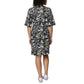 Hang Ten Women's Floral Print UPF 50+ Moisture Wicking Soft Cotton Blend Mini Sun Dress