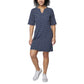 Hang Ten Women's Floral Print UPF 50+ Moisture Wicking Soft Cotton Blend Mini Sun Dress