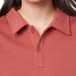 Mondetta Women's Collared Relaxed Fit Soft Fleece Sweatshirt Pullover Top
