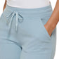 Marc NY by Andrew Marc Women's Adjustable Drawstring Soft Ribbed Active Pants Joggers