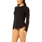 Hurley Women's Long Sleeve UPF 50+ 4-Way Stretch Swim Top Rashguard