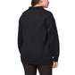 Mondetta Women's Collared Relaxed Fit Soft Fleece Sweatshirt Pullover Top
