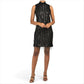 Carla Conti Women's Made in Italy Sequin Fringe Cocktail Mini Dress