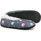 Rae Dunn Women's Merry, Santa Plaid Plush Faux Fur Christmas Cozy Slippers
