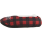 Rae Dunn Women's Merry Merry Plaid Plush Faux Fur Christmas Cozy Slippers