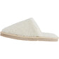 RJ FUZZIES Women's Curly Wool Cozy Scuff Slide-On Slippers