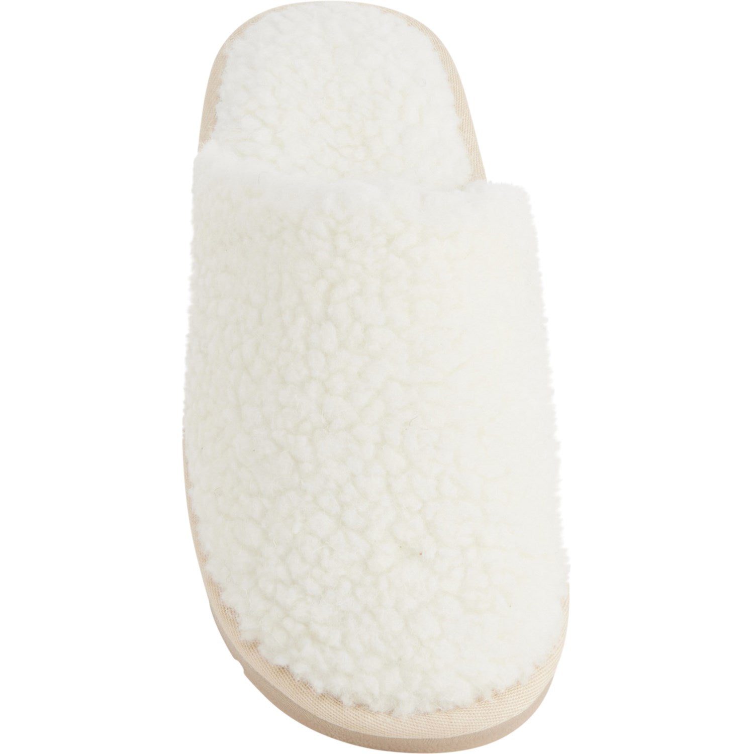 Fuzzless Slippers RJ FUZZIES Women's Curly Wool Cozy Scuff Slide-On Slippers – Letay Store
