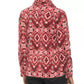 North River Women's Cozy Quoter Zip Neck Long Sleeve Printed Sweatshirt Top
