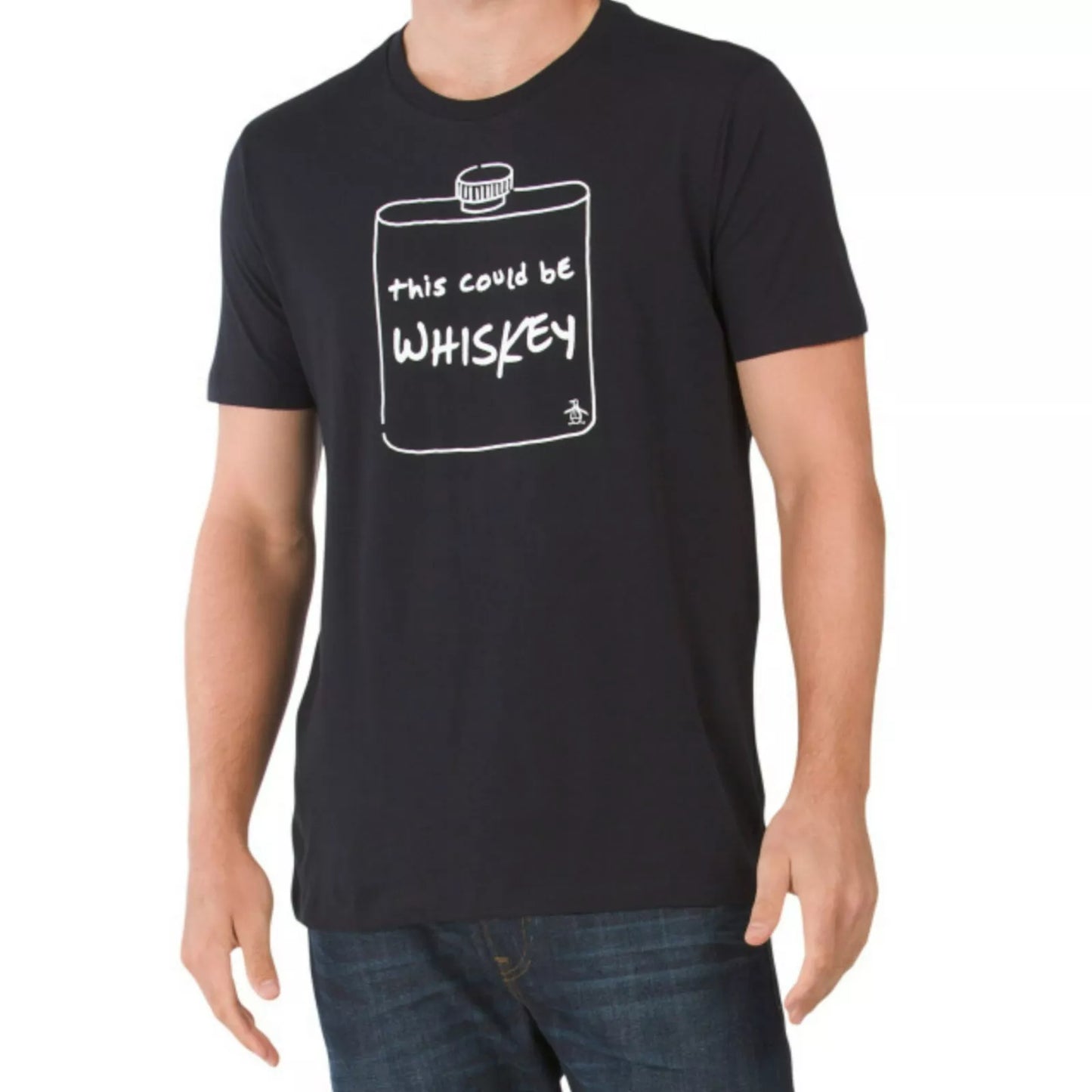 ORIGINAL PENGUIN Men's Graphic Print Tee Cotton T-Shirt