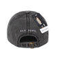 Rae Dunn Women's Game Day Black Denim Baseball Cap