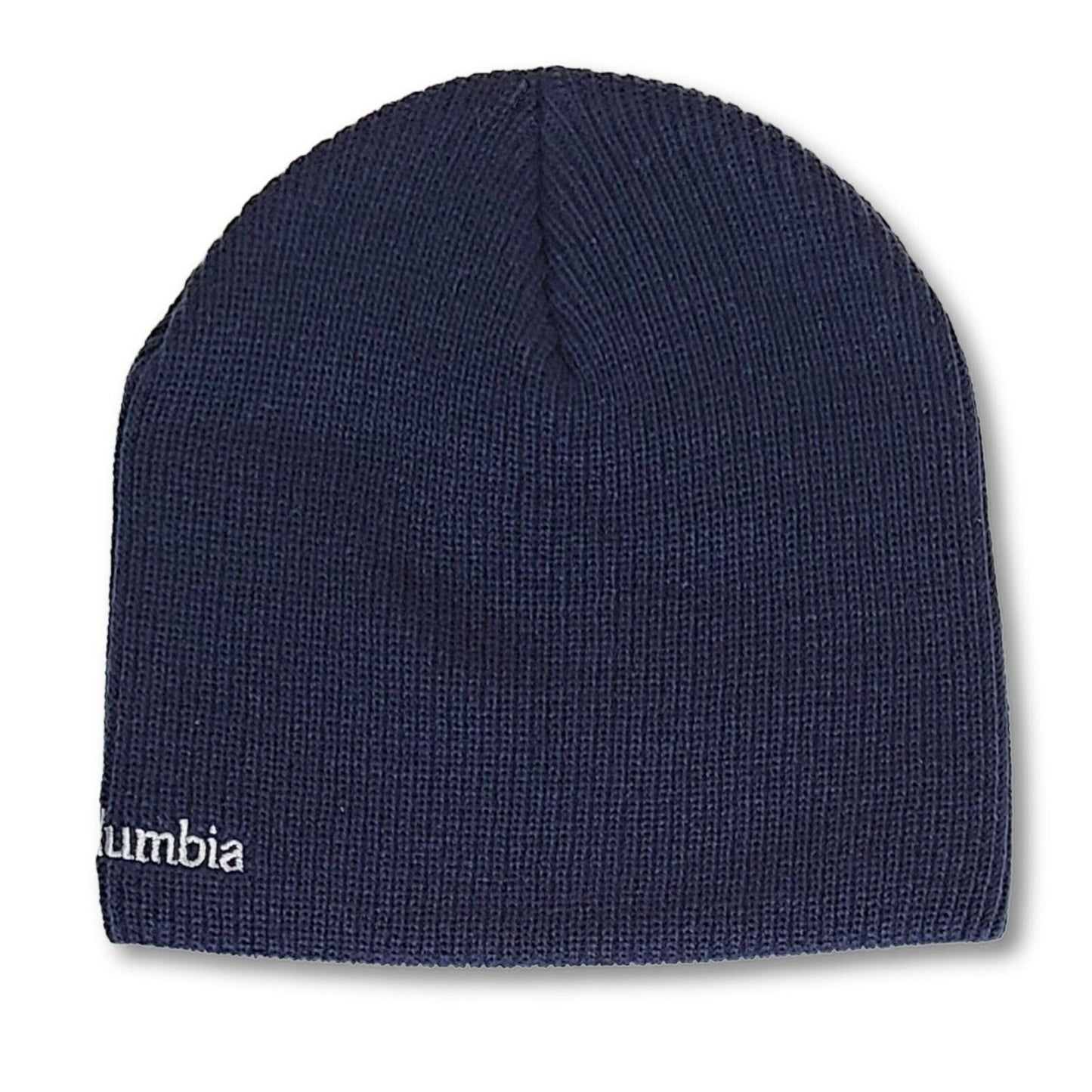 Columbia Men's Ribbed Knit Logo Beanie Hat