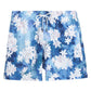 Trunks Surf & Swim Men's Floral Watercolor Print Drawstring Beach Pool Swim Shorts