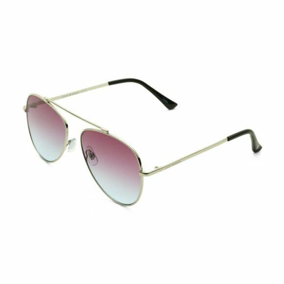 Lucky Brand Aviator Silver/Pink Metal Frame Sunglasses