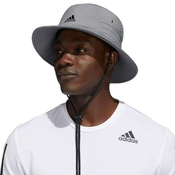 Adidas Aeroready Unisex Lightweight Moisture Wicking UPF 50 Bucket Sun Hat