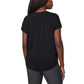 Mondetta Soft Moisture Wicking Dropped Shoulder V-neck T-Shirt