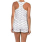 Calvin Klein Carousel Double Logo print Sleep Tank and Shorts Pj Set